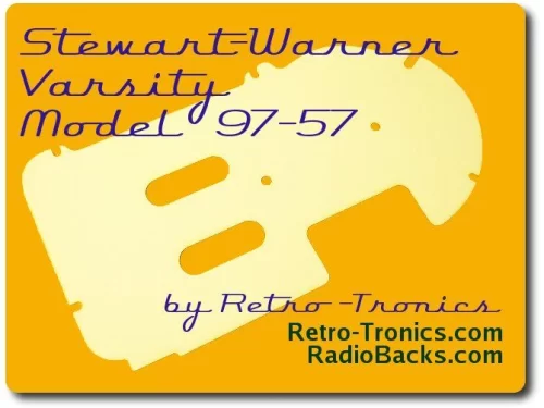 Stewart Warner 97-57 radio back